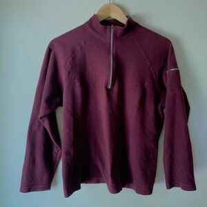 L.L Bean Quarter Zip Fleece Sweater